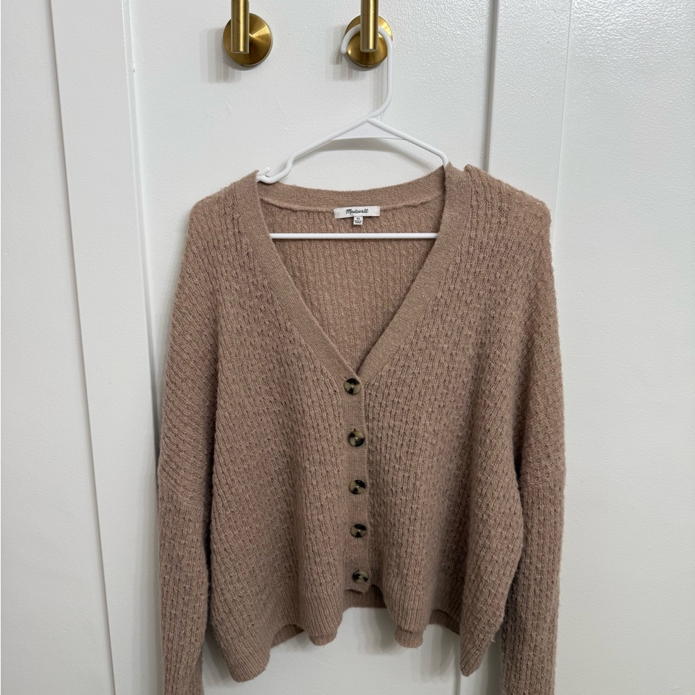 Madewell Pink Knit Cardigan